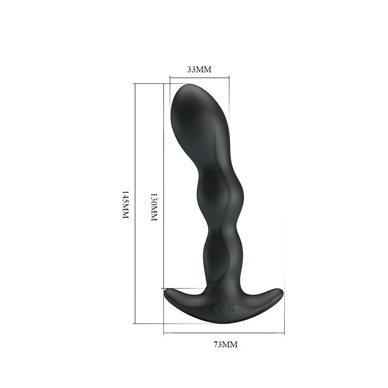Masażer prostaty Specjal Anal Massager z wibracjami, 18 cm - 4
