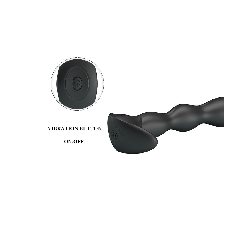 Masażer prostaty Specjal Anal Massager z wibracjami, 18 cm - 5