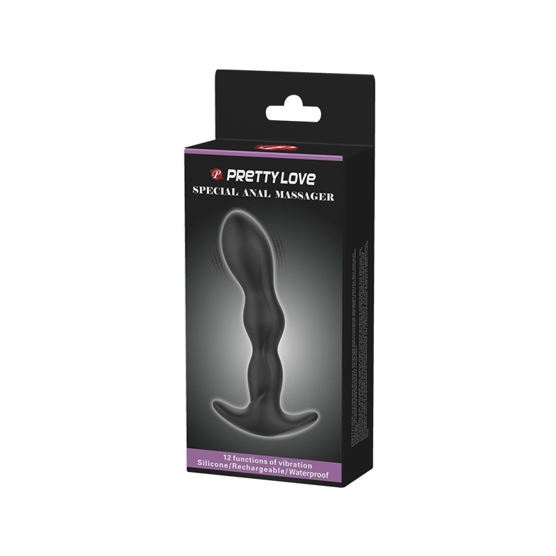 Masażer prostaty Specjal Anal Massager z wibracjami, 18 cm - 8