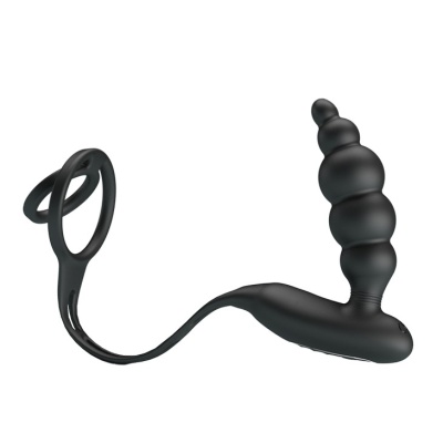 Wibrator prostaty Vibration Penis Sleeve III: 12 trybów, 21,2 cm - 1