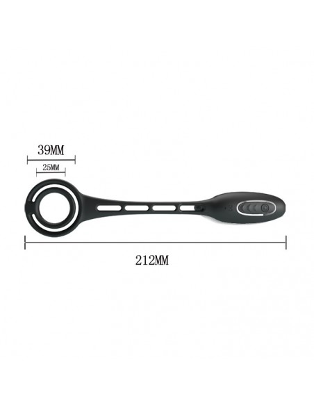 PRETTY LOVE - Vibration Penis Sleeve III - Masażery i stymulatory prostaty - 5