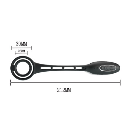 Wibrator prostaty Vibration Penis Sleeve III: 12 trybów, 21,2 cm - 5