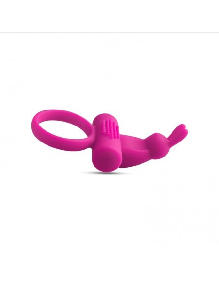 Anello Fallico Vibrante Con Rabbit Pink - Pierścienie erekcyjne wibrujące - 1