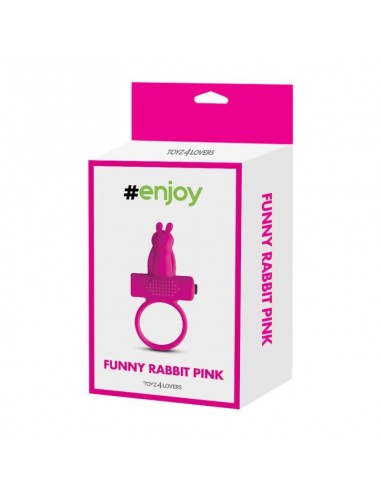 Anello Fallico Vibrante Con Rabbit Pink - Pierścienie erekcyjne wibrujące - 5