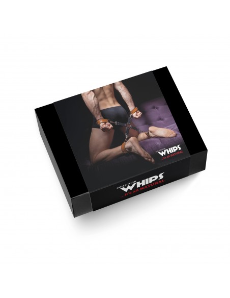 BDSM Whips Krzyżak Męski, Koniak - Uprzęże BDSM - 2