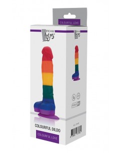 COLOURFUL LOVE COLOURFUL DILDO - Dilda realistyczne - 1 2