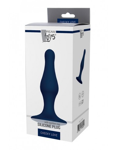 Cheeky Love Silicone Plug Large Blue - Ogromne Korki Analne XXL - 3