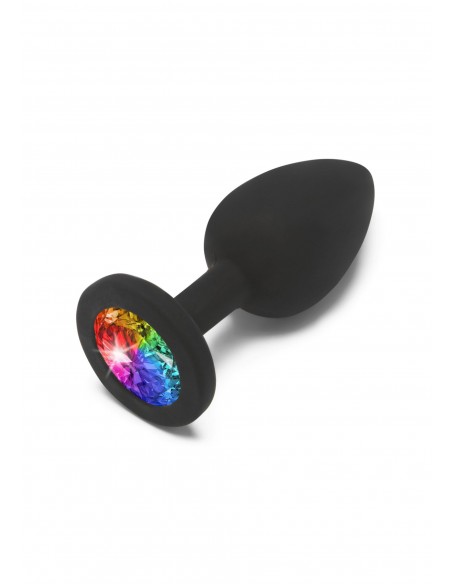 Rainbow Booty Jewel Small - Korki analne silikonowe - 1