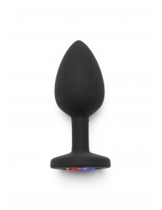 Rainbow Booty Jewel Small - Korki analne silikonowe - 1 2