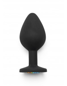 Rainbow Booty Jewel Medium - Korki analne silikonowe - 1 2