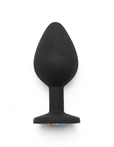 Rainbow Booty Jewel Medium - Korki analne silikonowe - 2