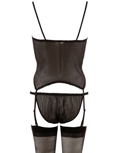 Suspender Set black S-L - Komplety bielizny erotycznej - 6