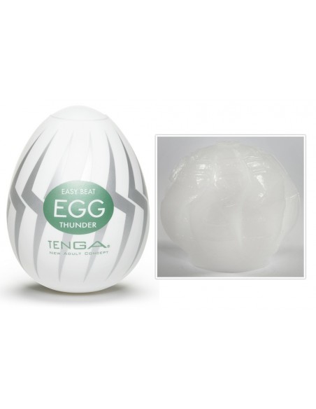 Tenga Egg Thunder Single - Masturbatory i Sztuczne pochwy - 6