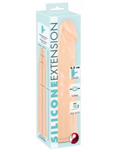 Silicone Extension flesh - Przedłużki i nakładki na penisa - 1