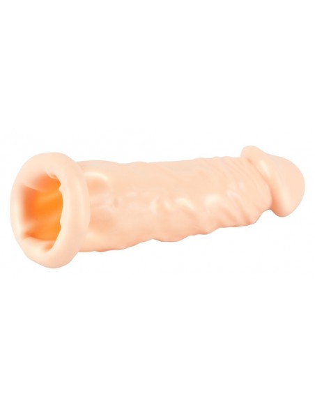 Silicone Extension flesh - Przedłużki i nakładki na penisa - 5