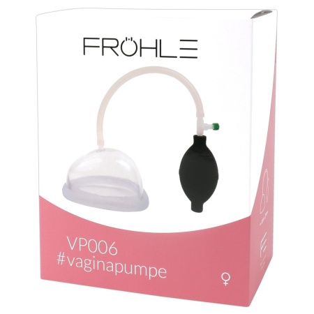 Pompa waginowa VP006 Vagina Pump Solo z ręczną pompką kulową, regulatorem ciśnienia i kopułą ssącą 12 cm - 1