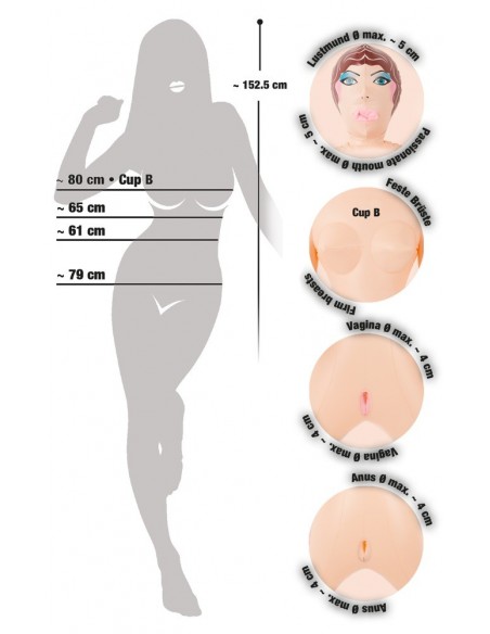 Doll "Joann" - Seks lalki, lalki miłości, seks roboty - 6
