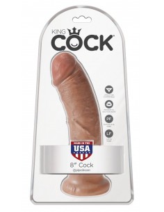 King Cock 8 inch Skin-coloured - Dilda z cyberskóry - 1