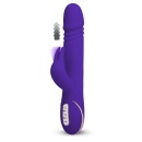 Wibrator króliczy Rabbit Skater Purple – funkcja popychania i 7 trybów wibracji, długość całkowita 23 cm - 5