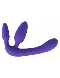 Vibrating Strapless Strap-On 3 - Strap-ony, dilda na pasku z wibracją - 1 2