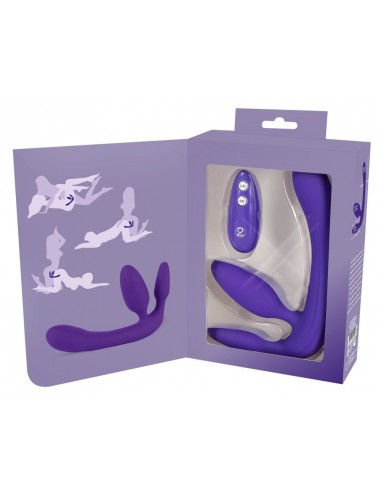Vibrating Strapless Strap-On 3 - Strap-ony, dilda na pasku z wibracją - 8