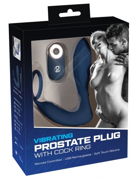 Vibrating Prostate Plug With C - Kulki i korki analne wibrujące - 1