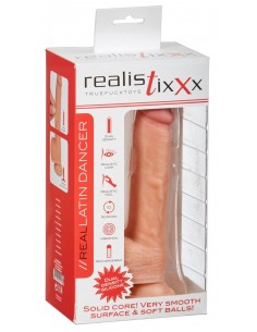 Realistyczne Duże Dildo z Przyssawką i Jądrami 22 cm - Dilda giganty - 1
