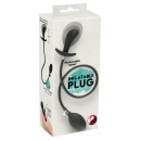 Pompowany korek analny Inflatable Plug — regulowana średnica, miękki silikon, długość całkowita 8 cm - 1