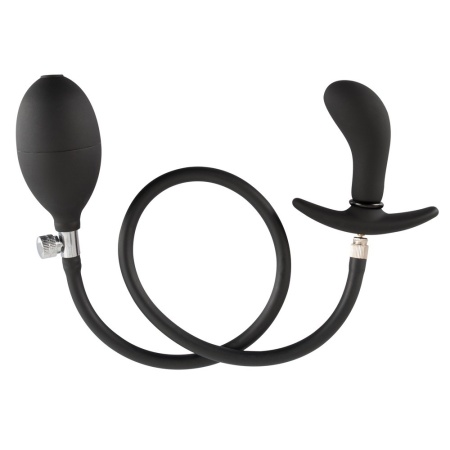 Pompowany korek analny Inflatable Plug — regulowana średnica, miękki silikon, długość całkowita 8 cm - 4