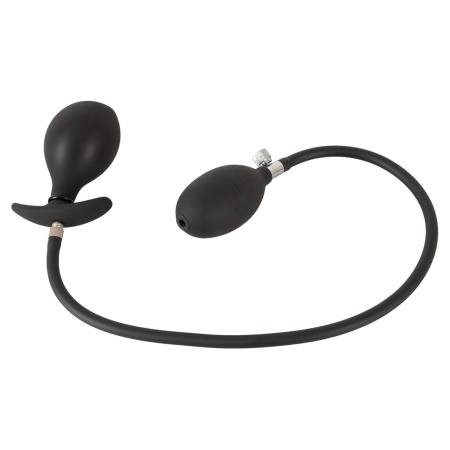 Pompowany korek analny Inflatable Plug — regulowana średnica, miękki silikon, długość całkowita 8 cm - 5