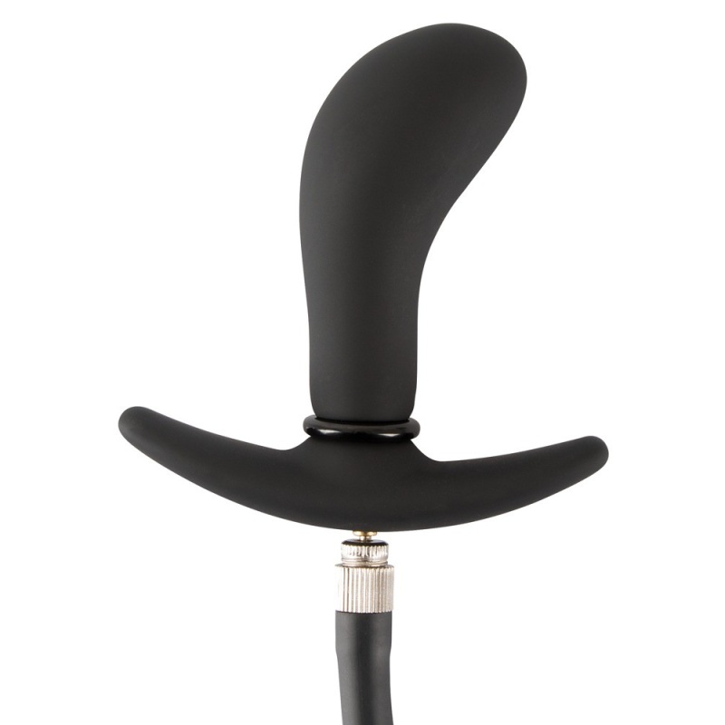 Pompowany korek analny Inflatable Plug — regulowana średnica, miękki silikon, długość całkowita 8 cm - 6