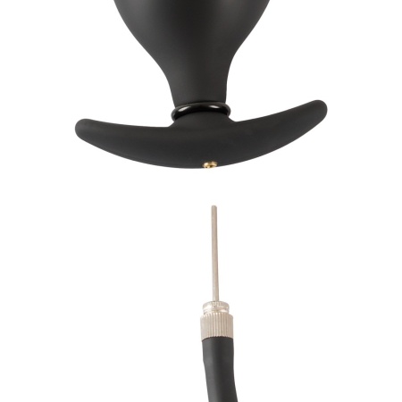 Pompowany korek analny Inflatable Plug — regulowana średnica, miękki silikon, długość całkowita 8 cm - 8