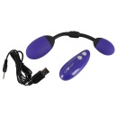 Kulki miłości GoGasm Vibrating Pussy & Ass Balls – podwójna stymulacja waginalno-analna z pilotem, długość 21 cm - 3