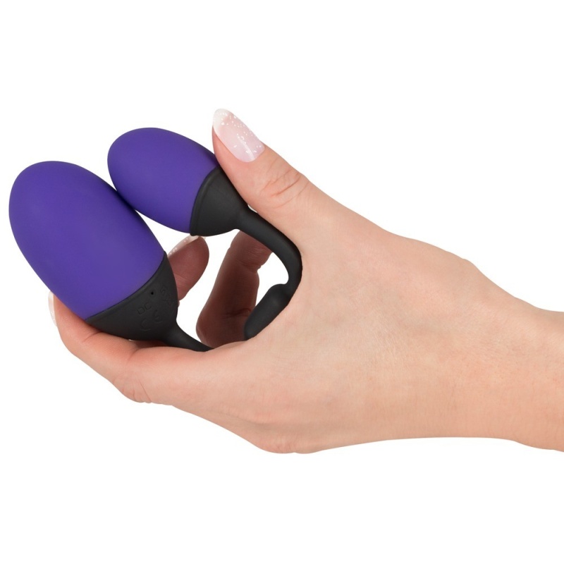 Kulki miłości GoGasm Vibrating Pussy & Ass Balls – podwójna stymulacja waginalno-analna z pilotem, długość 21 cm - 5