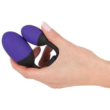 Kulki miłości GoGasm Vibrating Pussy & Ass Balls – podwójna stymulacja waginalno-analna z pilotem, długość 21 cm - 5