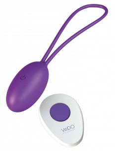 Jajeczko Wibrujące Bezprzewodowe Peach Into You Indigo - Wibratory Jajeczka - 1 2