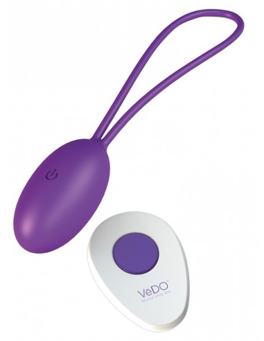 Jajeczko Wibrujące Bezprzewodowe Peach Into You Indigo - Wibratory Jajeczka - 2