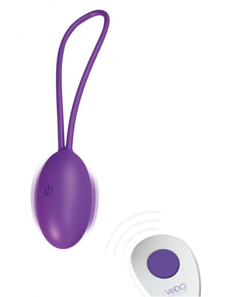 Jajeczko Wibrujące Bezprzewodowe Peach Into You Indigo - Wibratory Jajeczka - 3