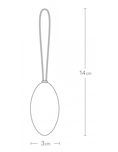 Jajeczko Wibrujące Bezprzewodowe Peach Into You Indigo - Wibratory Jajeczka - 4