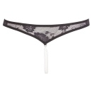 Lace String Pearls black - 7