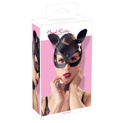 Opaska Erotyczna Bad Kitty Cat Mask Rhinestones - 1