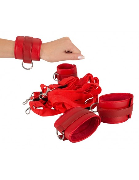 Bad Kitty Bed Restraint Set - Uprzęże BDSM - 3