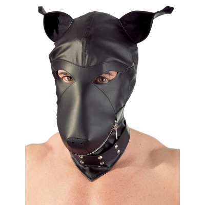 Opaska Erotyczna Imitation leather dog mask - 1