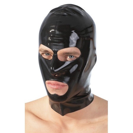 Opaska Erotyczna Latex Mask black - 3