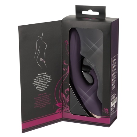 Wibrator ssący Sucking Vibrator, 12 trybów ssania i wibracji, zakrzywiony trzon, 21,6 cm, średnica 3,7 cm - 3