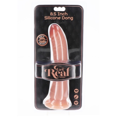 Dong silikonowy 21 cm z przyssawką (8,5 cala) - 1 2