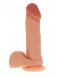 Silicone Dildo 8 Inch w Balls - Dilda z cyberskóry - 1