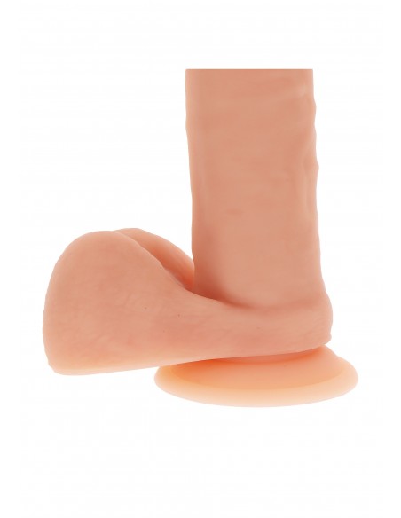 Silicone Dildo 8 Inch w Balls - Dilda z cyberskóry - 4