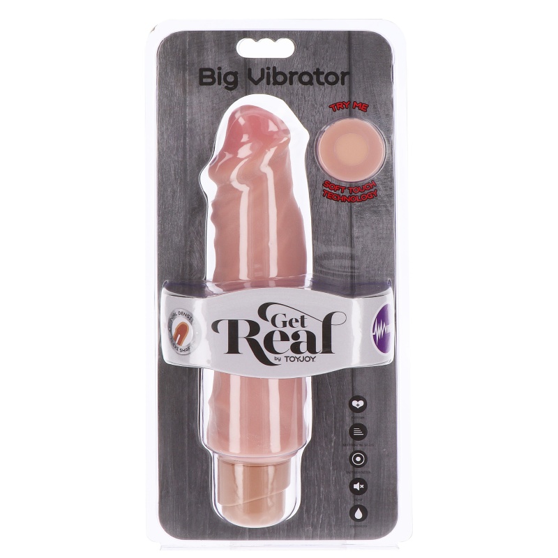 Wibrator Dual Density Big Vibrator 9in (23 cm) - 2