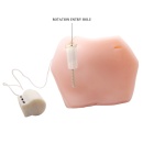 Masturbator dwustronny BM-009042 z wibracją i rotacją - długość 20 cm - 4
